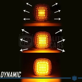 Intermitentes LED Secuenciales para SEAT, Homologados, Lente Blanca, CANBUS No Error