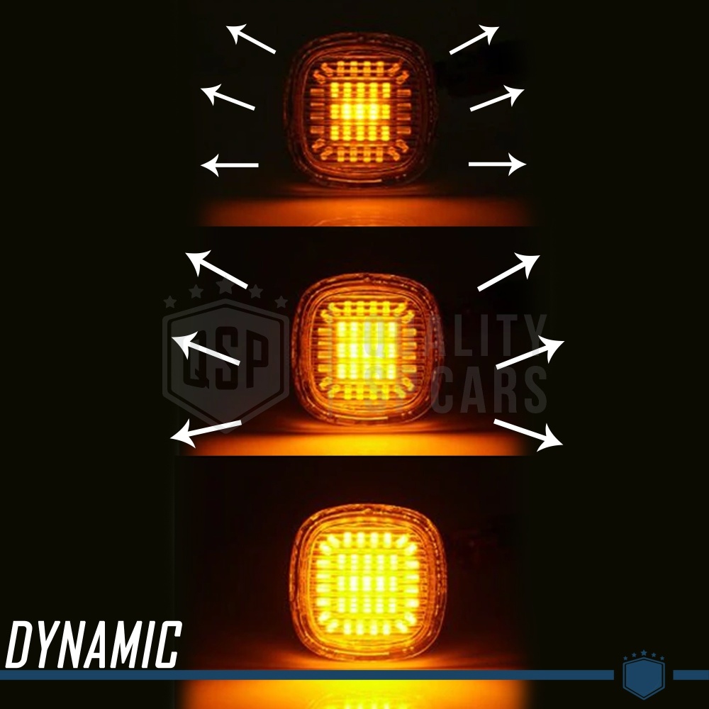 Intermitentes LED Secuenciales para SEAT, Homologados, Lente Blanca, CANBUS No Error Intermitentes LED Secuenciales para SEAT, Homologados, Lente Blanca, CANBUS No Error