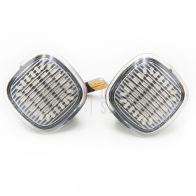 Intermitentes LED Secuenciales para SEAT, Homologados, Lente Blanca, CANBUS No Error