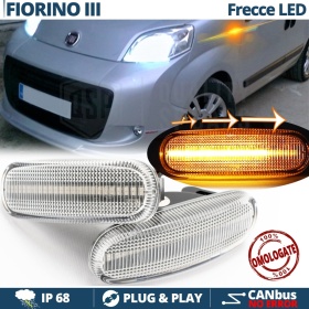 X2 Intermitentes LED para Fiat FIORINO 3 (225) Secuenciales Homologados, CANBUS No Error
