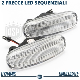 X2 Intermitentes LED para Fiat MULTIPLA 2 Secuenciales Homologados, CANBUS No Error