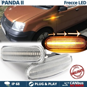 X2 Intermitentes LED para Fiat PANDA 2 (169) Secuenciales Homologados, CANBUS No Error