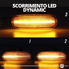 X2 Intermitentes LED para Fiat PUNTO EVO 199 Secuenciales Homologados, CANBUS No Error