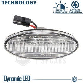 X2 Intermitentes LED para Nissan Cube 3 Secuenciales Homologados, CANBUS No Error