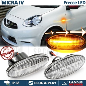 X2 Intermitentes LED para Nissan Micra 4 Secuenciales Homologados, CANBUS No Error