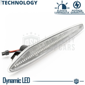 Frecce LED Dinamiche Laterali per Alfa Romeo 159, SEQUENZIALI Omologate, CANbus No Errori