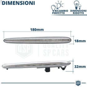 X2 Intermitentes LED para Alfa Romeo Giulietta Secuenciales Homologados, CANBUS No Error