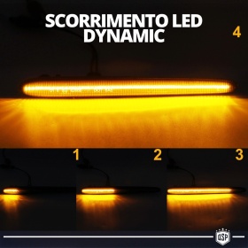 X2 Intermitentes LED para Alfa Romeo Giulietta Secuenciales Homologados, Lente Negra, CANBUS No Error