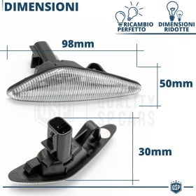 X2 Intermitentes LED para Mazda MX-5 4 (ND) Secuenciales Homologados, CANBUS No Error