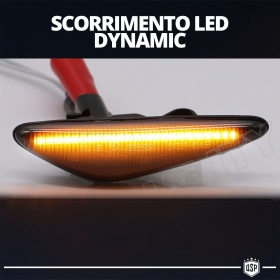X2 Intermitentes LED para Mazda RX-8 Facelift Secuenciales Homologados, Lente Negra, CANBUS No Error