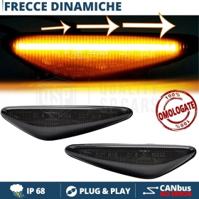 X2 Intermitentes LED para Mazda RX-8 Facelift Secuenciales Homologados, Lente Negra, CANBUS No Error