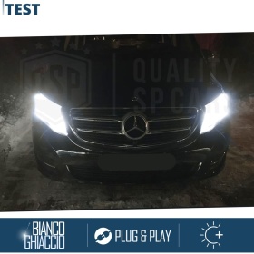 Kit LED H7 para Mercedes Clase V W447 Luces de Cruce CANbus | 6500K Blanco Frío 8000LM