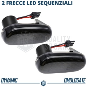 X2 Intermitentes LED para Alfa Romeo GT (937) Secuenciales Homologados, Lente Negra, CANBUS No Error