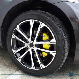 2 CUBRE PINZAS Freno Amarillas Universales para Coches 28CM en Aleación de Aluminio