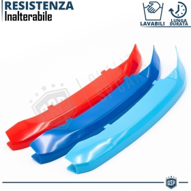 3x Riñones Rejilla para Bmw X1 F48 (15-19) CON 7 Bandas Verticales  en Colores M Sport en ABS