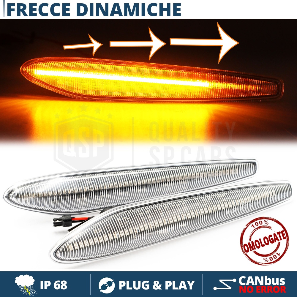 X2 Clignotants LED pour Alfa Romeo Dynamiques Sequentiels Homologués, CANBUS No Erreur X2 Clignotants LED pour Alfa Romeo Dynamiques Sequentiels Homologués, CANBUS No Erreur