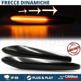 X2 Intermitentes LED para Alfa Romeo Secuenciales Homologados, Lente Negra, CANBUS No Error