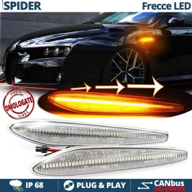 X2 Intermitentes LED para Alfa Romeo Spider (939) Secuenciales Homologados, CANBUS No Error