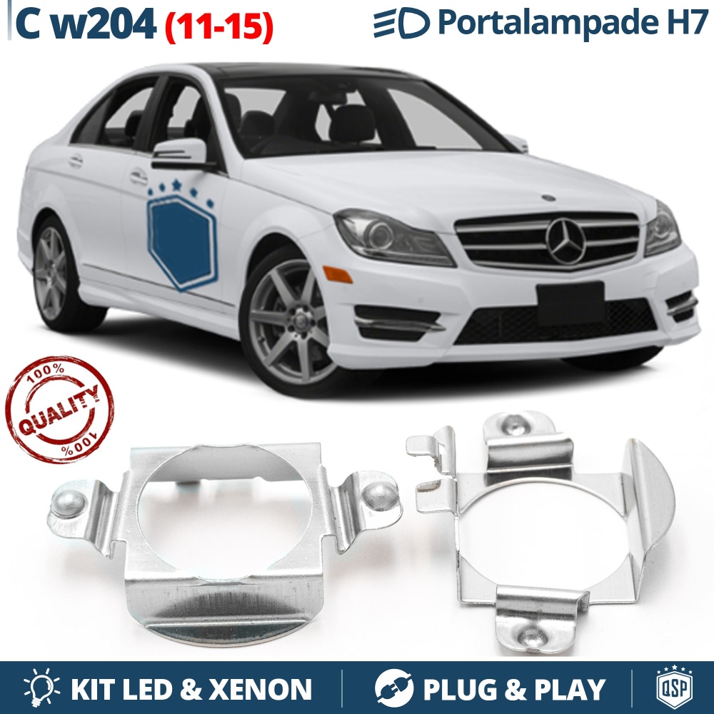 2X Adaptatores del Retenedor Soporte Bombilla para Montaje KIT LED H7 para MERCEDES CLASSE C W204 FACELIFT (11-15) 2X Adaptatores del Retenedor Soporte Bombilla para Montaje KIT LED H7 para MERCEDES CLASSE C W204 FACELIFT (11-15)