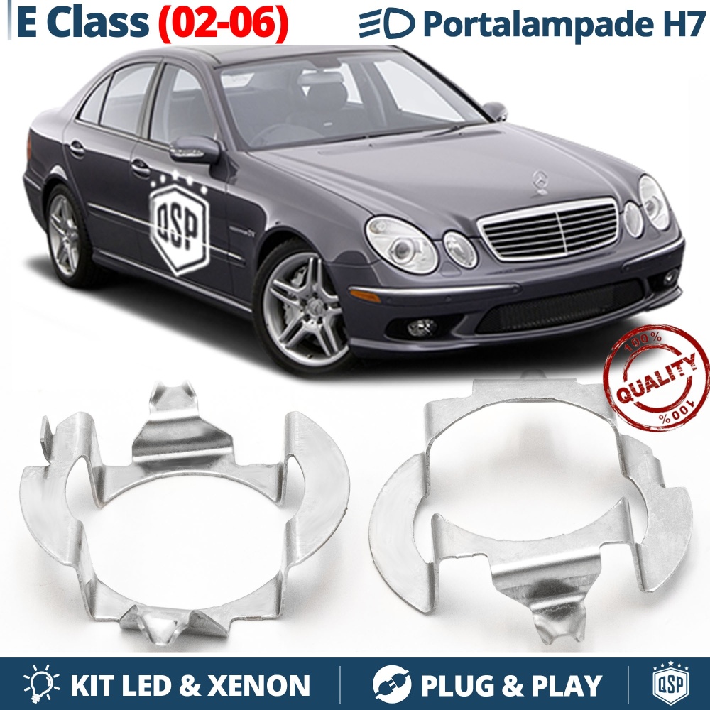 2X Adaptatores del Retenedor Soporte Bombilla para Montaje KIT LED H7 para MERCEDES CLASE E W211 Pre-Facelift (2002-2006) 2X Adaptatores del Retenedor Soporte Bombilla para Montaje KIT LED H7 para MERCEDES CLASE E W211 Pre-Facelift (2002-2006)