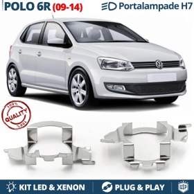 2X Adaptatores del Retenedor Soporte Bombilla para Montaje KIT LED H7 para VW POLO 6R (2009-2014)