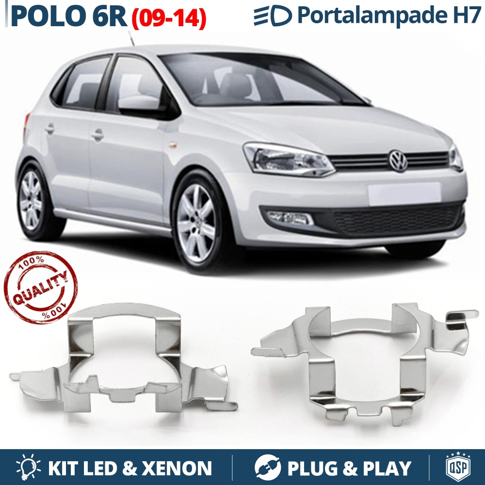 2X Adaptatores del Retenedor Soporte Bombilla para Montaje KIT LED H7 para VW POLO 6R (2009-2014) 2X Adaptatores del Retenedor Soporte Bombilla para Montaje KIT LED H7 para VW POLO 6R (2009-2014)