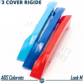 3x Riñones Rejilla para Bmw X1 F48 Facelift CON 7 Bandas Verticales en Colores M Sport en ABS