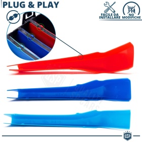 3x Riñones Rejilla para Bmw Serie 1 F40 CON 7 Bandas Verticales en Colores M Sport en ABS