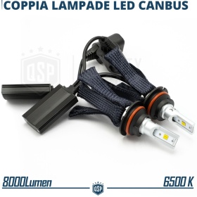 Kit LED 9004 CANbus Plug & Play | Conversión LED LUCES DE CRUCE + CARRETERA | 6500K Blanco Frío 8000LM