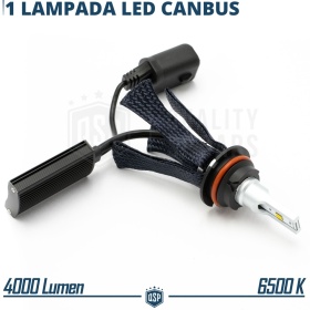 1 Bombilla LED HB1 CANbus | Conversión LED Luces de CRUCE + CARRETERA | 6500K Blanco Frío