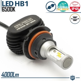 1 Bombilla LED HB1 CANbus | Luces de Croisement + Route, Faros Led 6500K Luz Blanca 4000LM