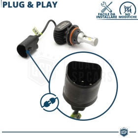 1 Bombilla LED HB1 CANbus | Luces de Croisement + Route, Faros Led 6500K Luz Blanca 4000LM