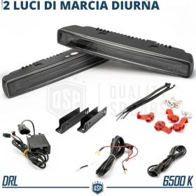 2 Luces de Día LED DRL Universales para Coches 18CM | HOMOLOGADAS Luz Blanca Potente | CANbus