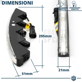 2 Luces de Día LED DRL Universales para Coches 29CM | HOMOLOGADAS Luz Blanca Potente | CANbus