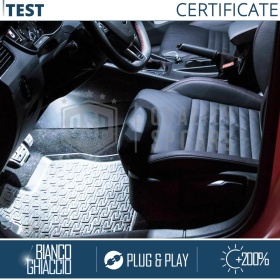 2 Luces de Pies LED para Skoda | Luces Interiores Coche BLANCAS | CANbus NO Errores