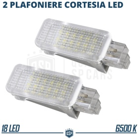 2 Luces de Pies LED para Seat | Luces Interiores Coche BLANCAS | CANbus NO Errores