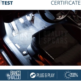 2 Luces de Pies LED para Seat | Luces Interiores Coche BLANCAS | CANbus NO Errores
