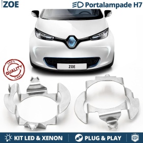 2X Adaptatores del Retenedor Soporte Bombilla para Montaje KIT LED H7 para PER RENAULT ZOE
