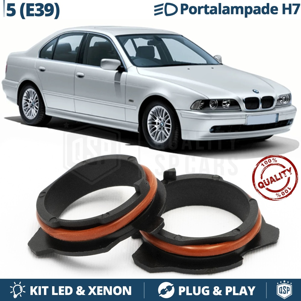 2 Adaptatores del Retenedor LED H7 para BMW SERIE 5 E39 Soporte Bombilla Montaje KIT LED XENON 2 Adaptatores del Retenedor LED H7 para BMW SERIE 5 E39 Soporte Bombilla Montaje KIT LED XENON