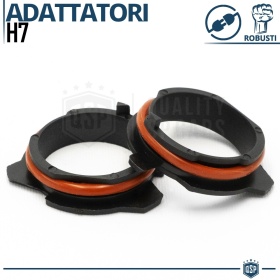 2 Adapters H7 LED Bulbs Holder for LED XENON KIT Installation for BMW Cars