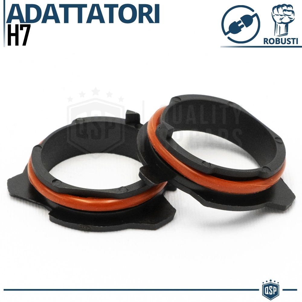 2 Adapters H7 LED Bulbs Holder for LED XENON KIT Installation for BMW Cars 2 Adapters H7 LED Bulbs Holder for LED XENON KIT Installation for BMW Cars