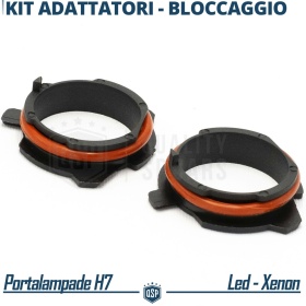 2 Adapters H7 LED Bulbs Holder for LED XENON KIT Installation for BMW Cars