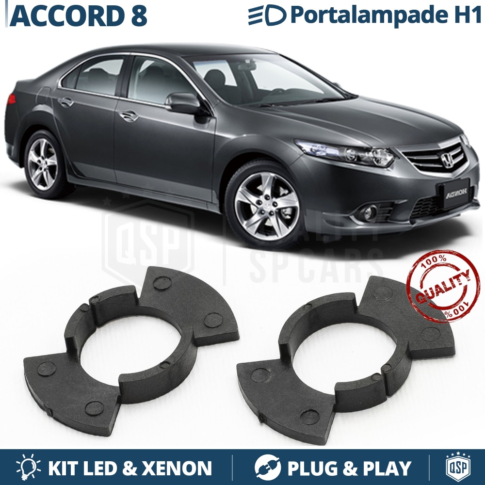 2X Adaptatores del Retenedor LED H1 para HONDA ACCORD 8 Soporte Bombilla Montaje KIT LED