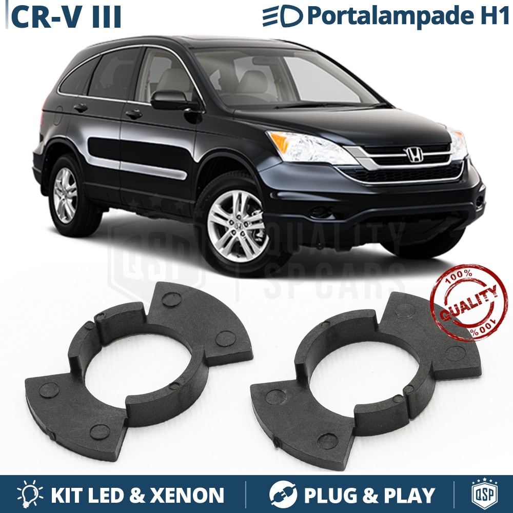 2x ADATTATORI Portalampada per HONDA CR-V 3 per montaggio KIT LED H1