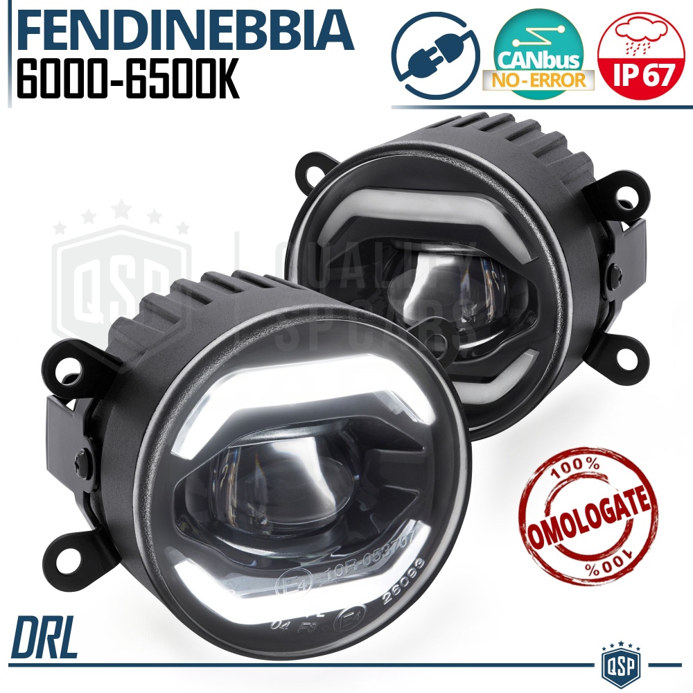Faros Antiniebla LED DRL Para Ford C-Max 2 Pre-Facelift APROBADOS con Luces Diurnas LED Blancas