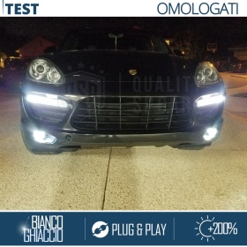Faros Antiniebla LED DRL Para Ford C-Max 2 Pre-Facelift APROBADOS con Luces Diurnas LED Blancas