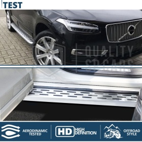 2 ESCALONES LATERALES Universales Coches y SUV | Pisaderas en Aluminio y Inserciones PVC Antideslizante
