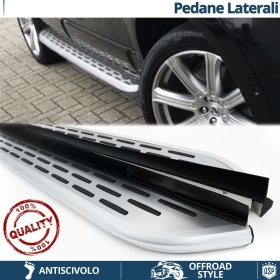 2 ESCALONES LATERALES Universales Coches y SUV | Pisaderas en Aluminio y Inserciones PVC Antideslizante