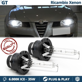 2x Bombillas Xenon D2S de Repuesto para ALFA ROMEO GT Luz 6.000K Blanco Frio Lámpara 35W
