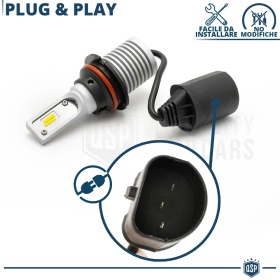 Kit LED 9004 CANbus Plug & Play | Conversión LED LUCES DE CRUCE + CARRETERA |  6500K Blanco Frío